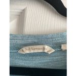 Soft Surroundings  Womens Small Blue Long Sleeve Cozy Top Photo 1