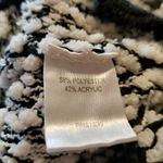 Almost Famous M Black White Nubby Hi Low Sweater Photo 5