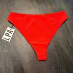 LPA Revolve  Red Swim Ribbed Bottom‎ Sz L Photo 3