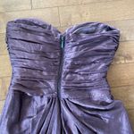 Bebe  strapless mini dress with embellishments ruching & tu;ip skirt size xs Photo 10