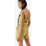 Urban Outfitters Malibu Romper Linen Blend Light Green Suspender Overall Size XS Photo 3