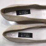 Stuart Weitzman  Women’s Color Block Orange Satin Beige Square Toe Block Heels Photo 7