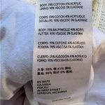 Maeve  Anthropologie Cable Knit Pull On Sweater Skirt Cream Size Small 💛 Photo 8