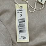 Max Studio  Vicuna Faux Suede Bomber Jacket Soft Button Up Oyster Beige Small New Photo 8