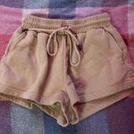 Forever 21 Tan Sweat Shorts Photo 0