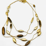 Monet ‎ gold layered princess stone necklace Photo 0