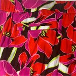Kate Spade size 6 Red Pink Floral Pants tropical Hutton Rio de Janeiro farm Photo 5