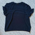 Topshop  Blue Boxy Short Sleeve T-Shirt Photo 0