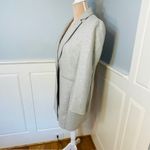 Banana Republic X Mario Bellucci Italian Wool Melton Grey Car Coat 6 Petite Photo 5