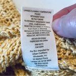 Free People  Womens Size XS‎ Yellow Oversized Knit Sweater V-neck Boho *FLAWED* Photo 3