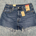 Levi's Women's Dark Wash NWT 501 Denim Shorts- Size 29 Photo 0