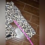 Chico's Chico’s animal print faux fur swing jacket sz 1 (M/8) Photo 7