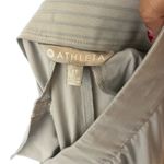 Athleta  Tribeca Light Blue High Waisted Front Pockets Wide Leg Crop Pants 8 Tall Photo 7