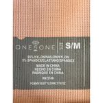 One 5 One  Blush Pink Crop Leggings with Cutout Small / Medium Photo 4