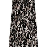212 Collection Leopard Cheetah Print Sleeveless Cowl Neck Size Medium Brown Photo 0