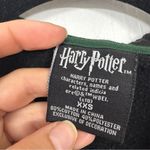 Harry Potter Slytherin Black Green Hoodie Varsity Jacket Womens XXS Casual Snake Photo 2