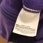 Nike Therma Fit Just Do It Full Zip Thumbhole Hoodie Grey Purple Medium Photo 4