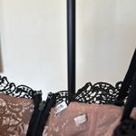 House Of CB  'Nikita' Black Satin and Lace Corset Dress NWOT‎ Photo 5