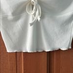 SheIn  Size Extra Small XS Women's Teen Girl White Ribbed Crop Top Photo 3