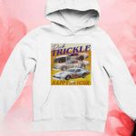 NASCAR White Hoodie Size L Photo 1