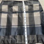 Studio M Plaid Holiday Miniskirt 6P Grunge Cocktail Festive Sparkly beige green Photo 7