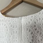 Lilly Pulitzer  Roca Resort White Eyelet Lace Long Sleeve Cropped Top 0 Photo 4