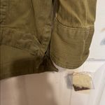 We The Free NWT  Moss Green Jacket with Yellow Lace-Up 100% Cotton Patches Photo 4