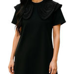 Gracia  Black Ruffled Dress Size S Photo 0