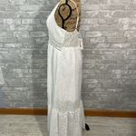 Simplee Apparel Simplee White Eyelet MIDI Dress Photo 2
