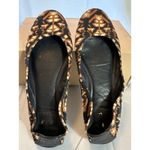 Tory Burch Navy Blue Aztec Stretch Ballet Flats Size 8 Photo 2