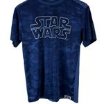 Star Wars Blue Camo Logo Graphic T-Shirt Photo 0
