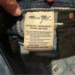 Miss Me  Women Cut Off Shorts sz
27 Blue Denim Bling Distressed used to be long Photo 6
