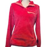Free Country Womens Size Small Pink Fleece Pullover Jacket Winter Long Sleeve Photo 0