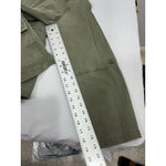 Arizona Womans  Jeans XL Green Utility Jacket Zip Up Photo 7