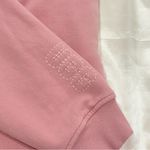 UGG  Adryann Hoodie Sweatshirt V Neck Pink Medium Relaxed Loungewear Winter Chic Photo 12