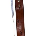 Red Ants Pants 100% Brown Leather Hand Made Belt By Kathy Hochstrat size 36 Photo 5
