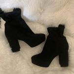 Black Boot Heels Size 6 Photo 0