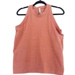 Athleta renew seamless racerback tank space dye orange NWT size XL Photo 0