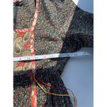 T6 Vintage PJ Walsh New York Floral Paisley Boho Prairie Midi Dress Women's Black Size undefined Photo 2