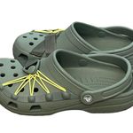 Crocs NEW  CLASSIC BUNGEE CORD CLOG 210393-3WPP Morse Green Sesame UNISEX Photo 3