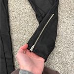 White House | Black Market WHBM Leather-Like Black Ankle Skinny Jeans Photo 3