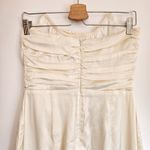 Michael Costello x REVOLVE Ruched Bardot Mini‎ Dress in Ivory Size M Size M Photo 5