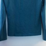 Elie Tahari Cashmere Sweater Teal Braided Sleeve Boat Neck GUC Sz S (?) See Dsx Photo 8