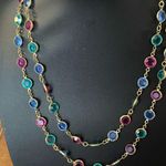 Swavorski Vintage Swarovski Bezel Set Crystal Necklace Photo 0