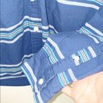 American Eagle  Blue Striped Button Down Shirt Photo 2