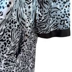 Oscar de la Renta Vintage Pink Label Leopard Print Long Sleeve Nightgown Robe. Photo 9