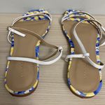 Ann Taylor white Strappy flat sandals size 9.5 Photo 3
