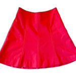 Loft SALE  orange flared mini skirt size 00 Photo 0