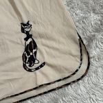 Vanity Fair Vintage 60s Cream Slip Skirt with Cat Design Photo 1