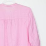Eileen Fisher Eileen Fisher Womens Silk Blend Button Down Blouse Size M Pink 3/4 Sleeve Boxy Photo 8
